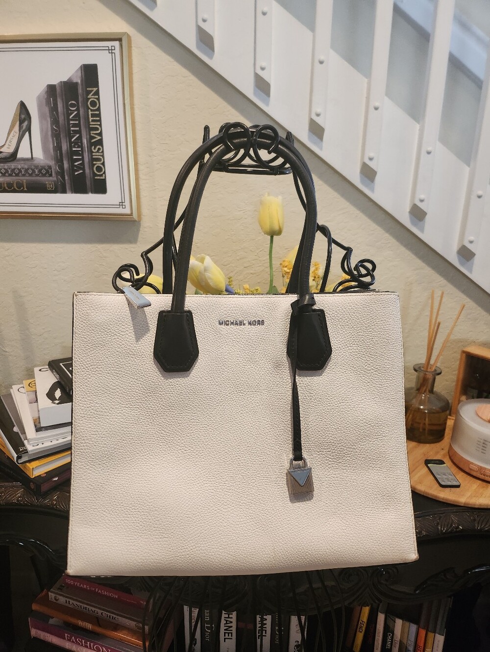Michael Kors Mercer Two-Tone Tote